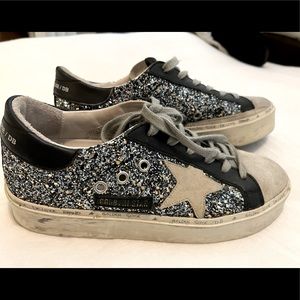 Golden Goose Hi Star Tennis shoes (barely worn)!